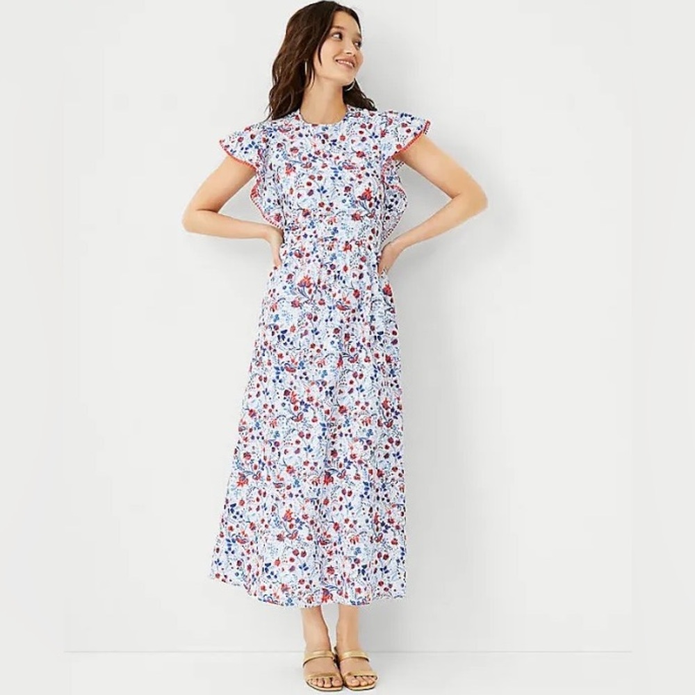 Floral maxi dress NWOT